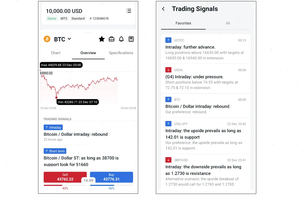 mobile trading app